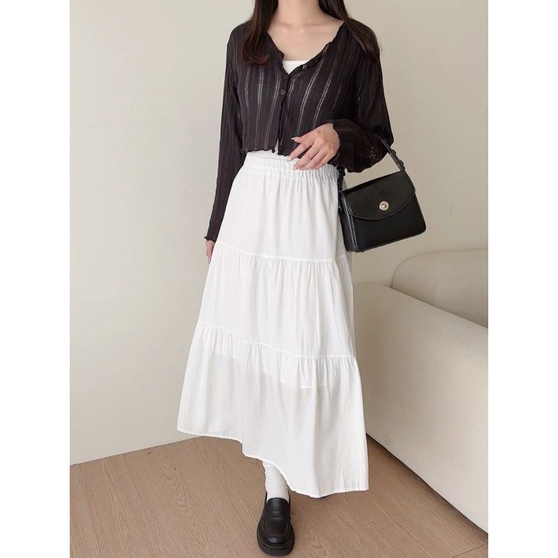 穿搭攻略🎂棉質蛋糕裙 蛋糕長裙 泡泡裙