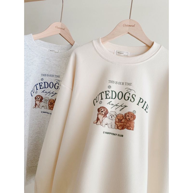 一秒融化🐶狗狗大學T 狗狗上衣 印花大學T