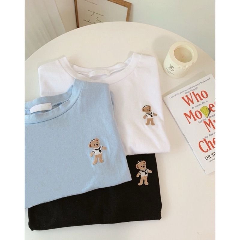 🧸⛴️水手服熊熊Tee 熊熊刺繡上衣