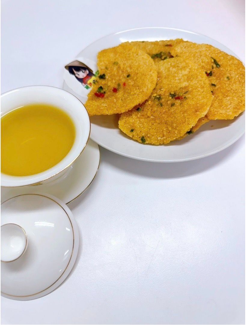 鍋巴 Cơm cháy mắm hành