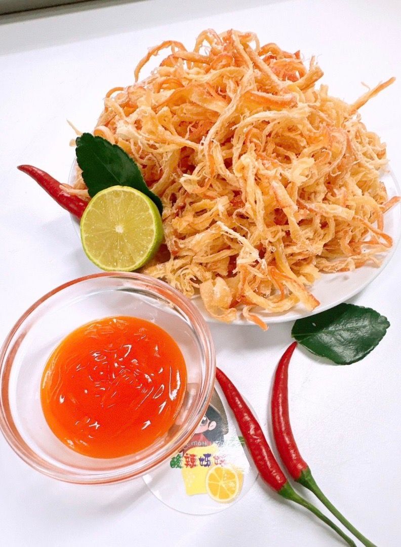 魷魚絲Mực khô hấp dừa