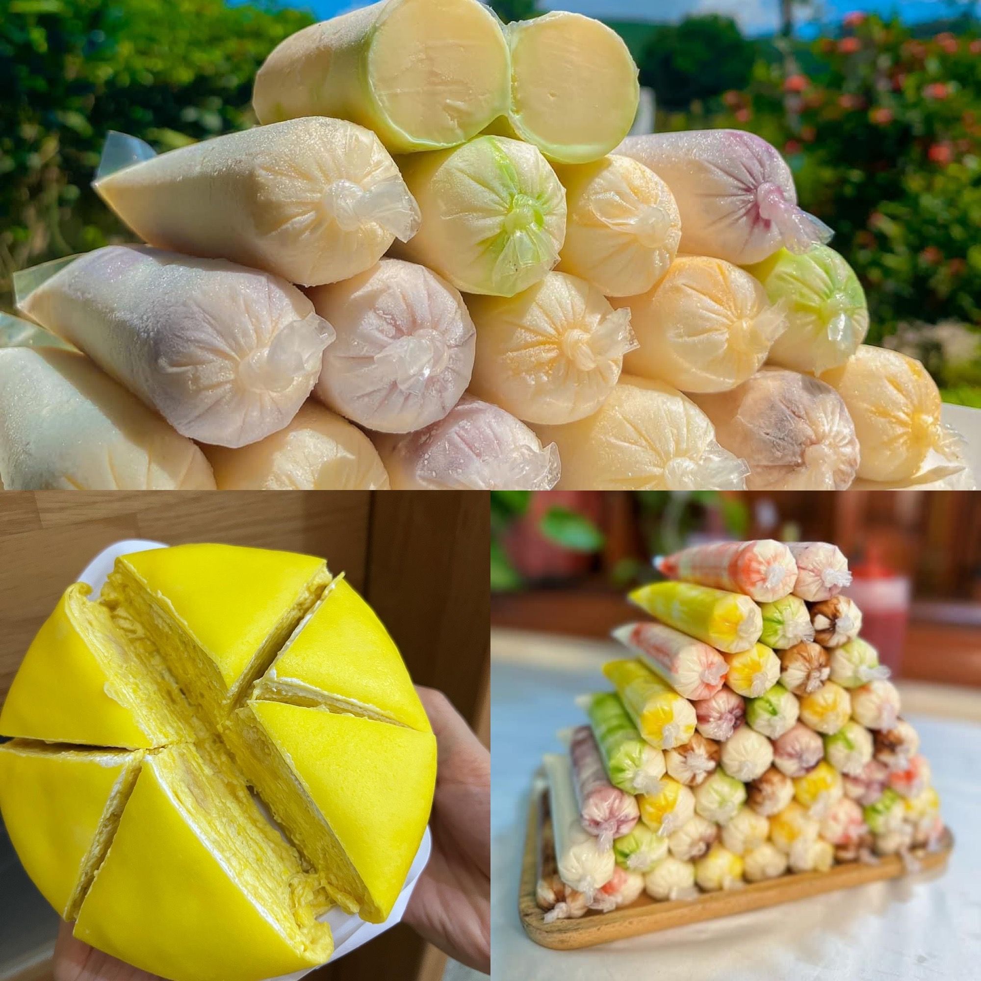 11號-兩組酸奶一個大榴蓮2 set sữa chua 1 sầu