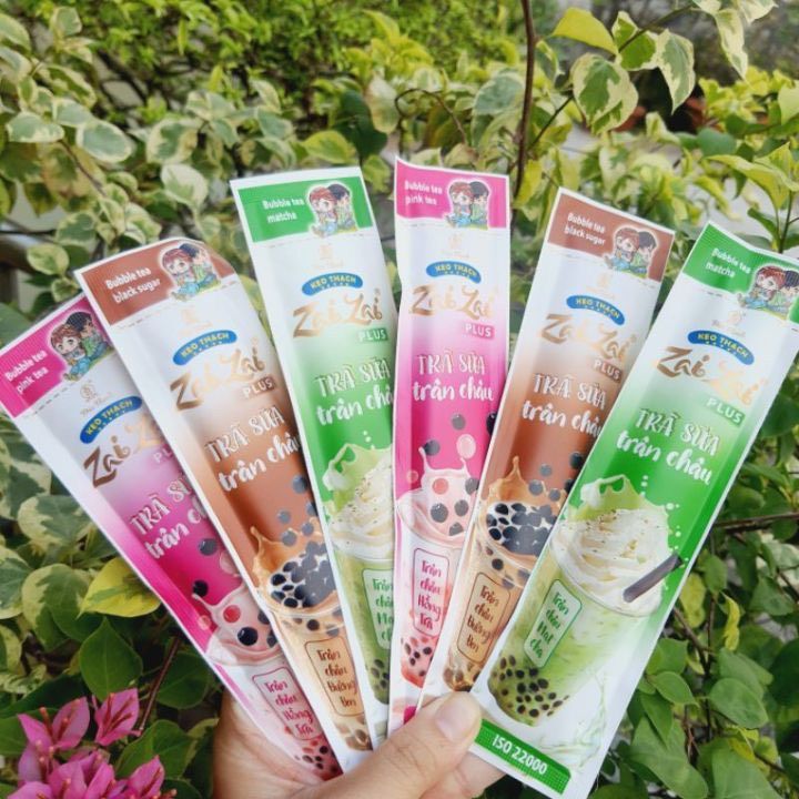 珍珠奶茶果凍Thạch trà sữa trân châu