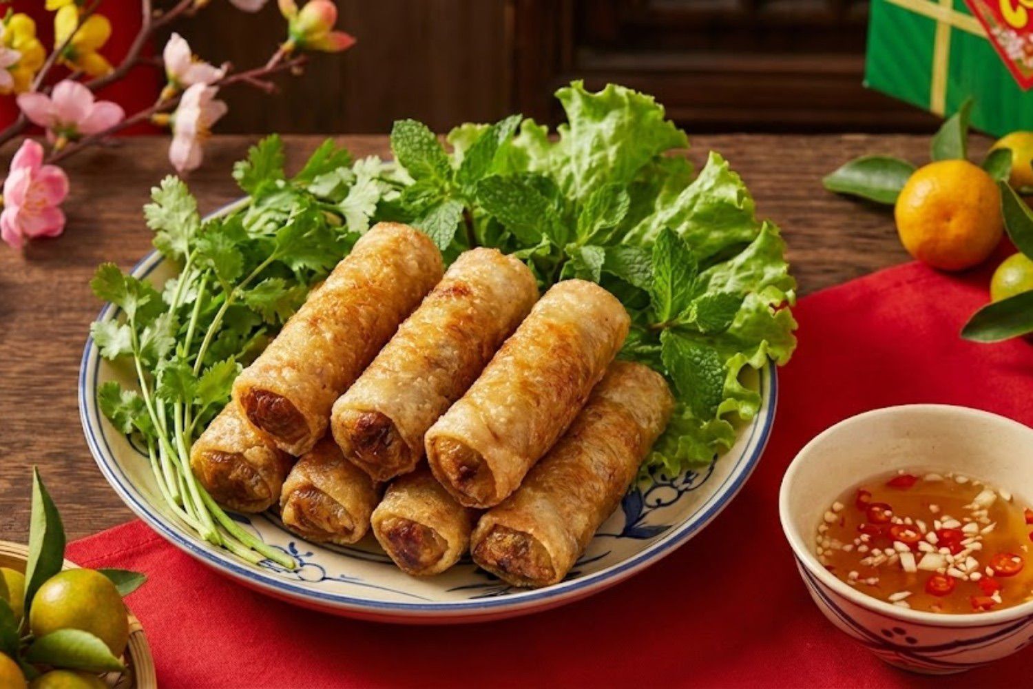 芋頭春捲 nem rán khoai môn