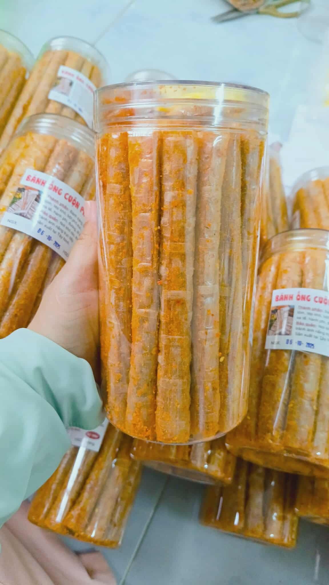 起司蝦捲 bánh ống cuộn phô mai