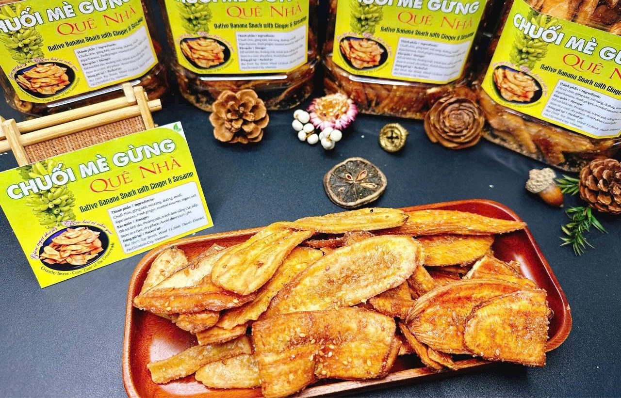 香香蕉（香蕉脆餅） Chuối sấy