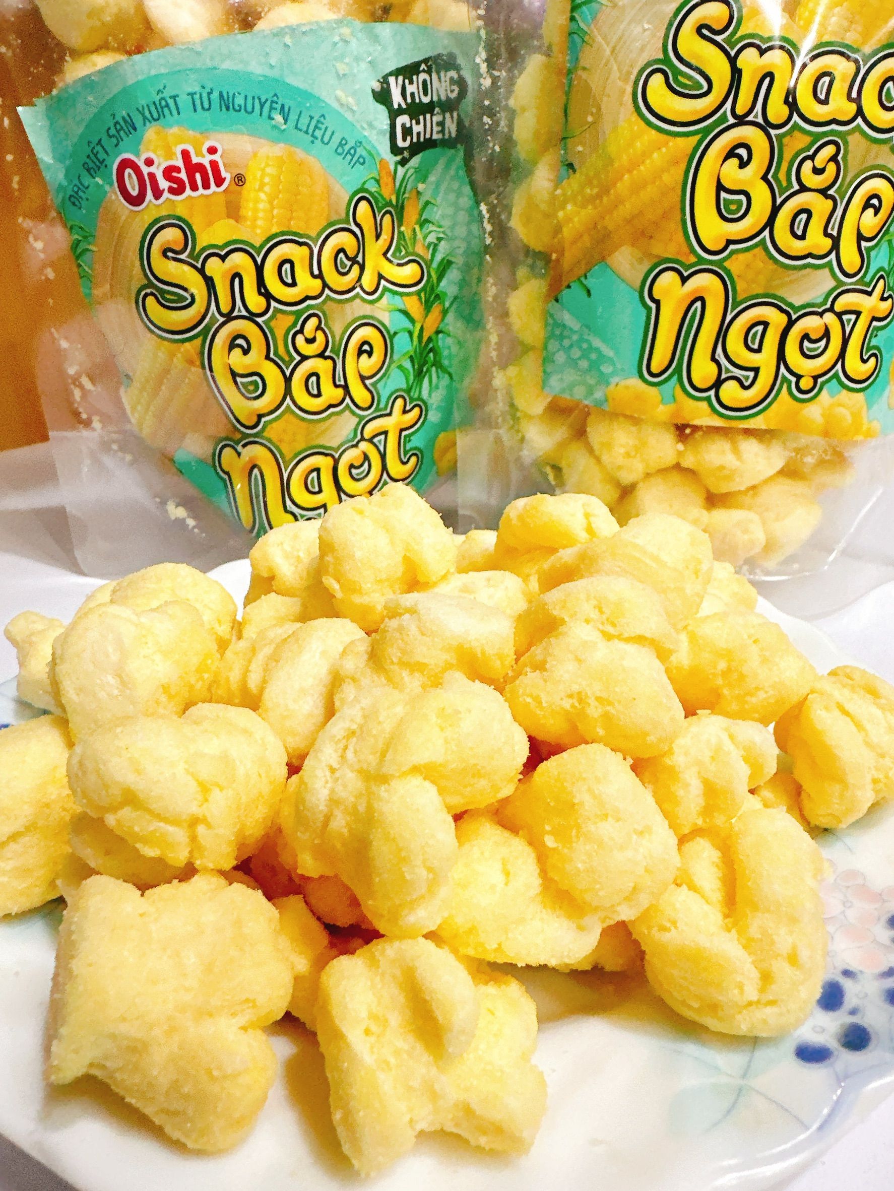 玉米餅乾 snack bắp ngọt