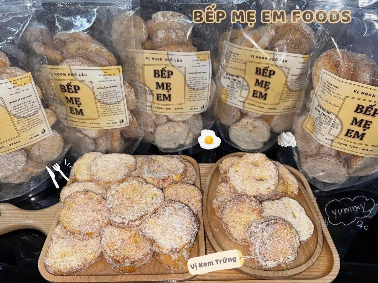 奶油烤麵包 bánh mỳ kem trứng