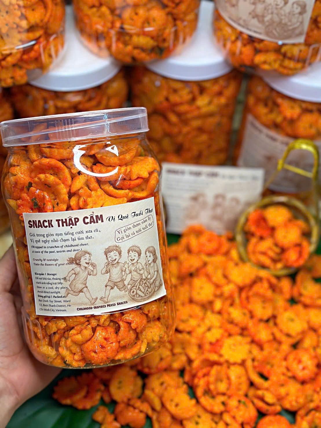 辣味螃蟹餅 snack cua cay