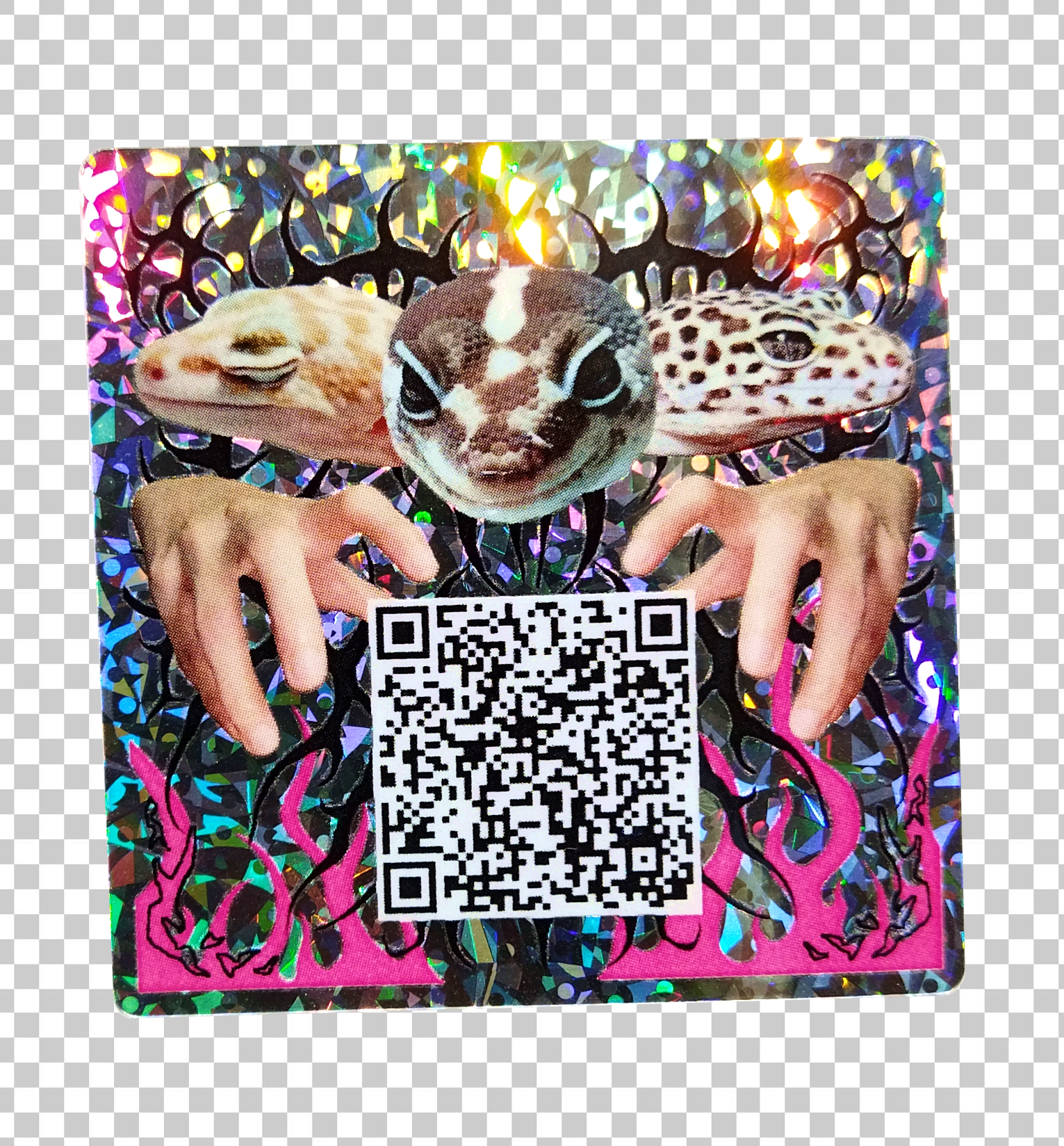 原創 | 守宮 x 不安勒戒所 鑽石半斷貼紙