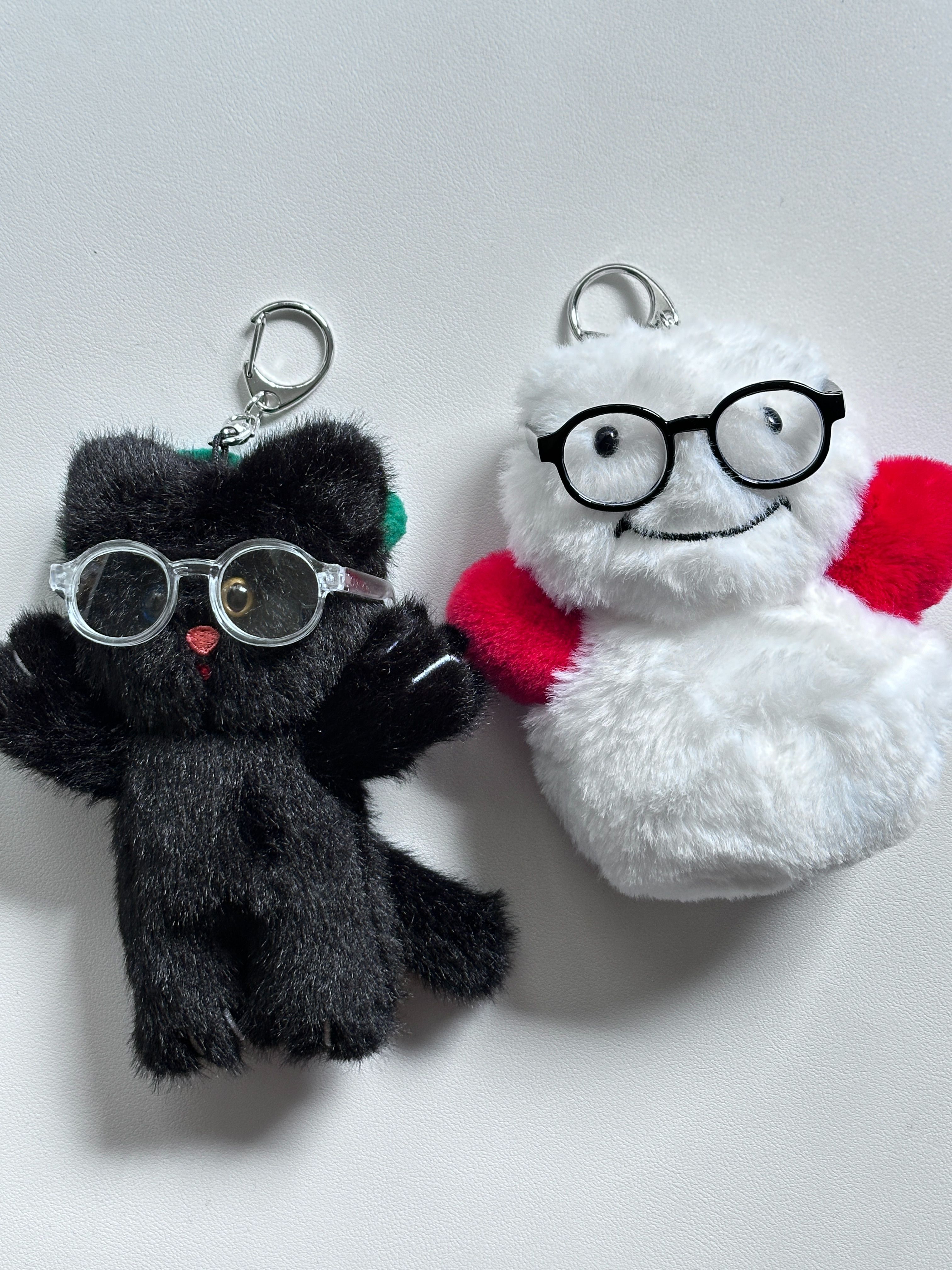 娃用眼鏡 （黑／透明）