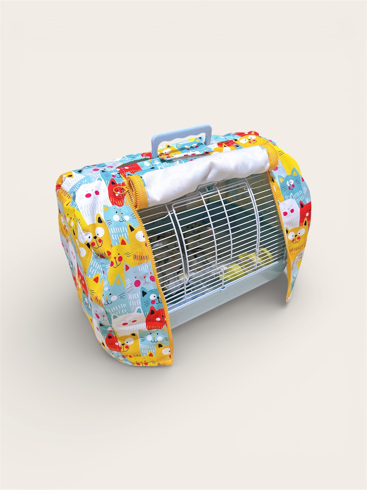 ［二分之一喵］水晶籠外罩 🕊️鳥籠外罩 防水傘布 外罩