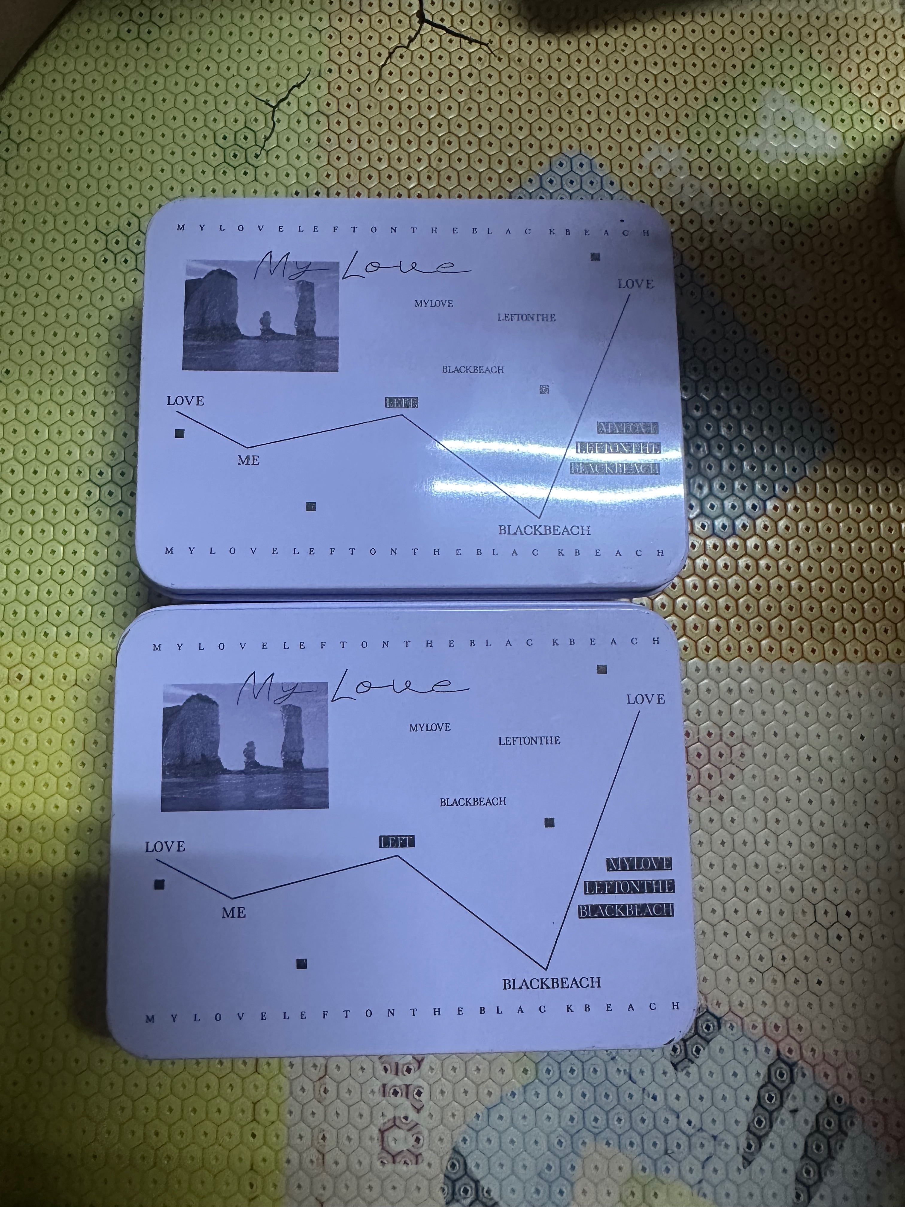 收納鐵盒、塑膠盒、擺拍道具