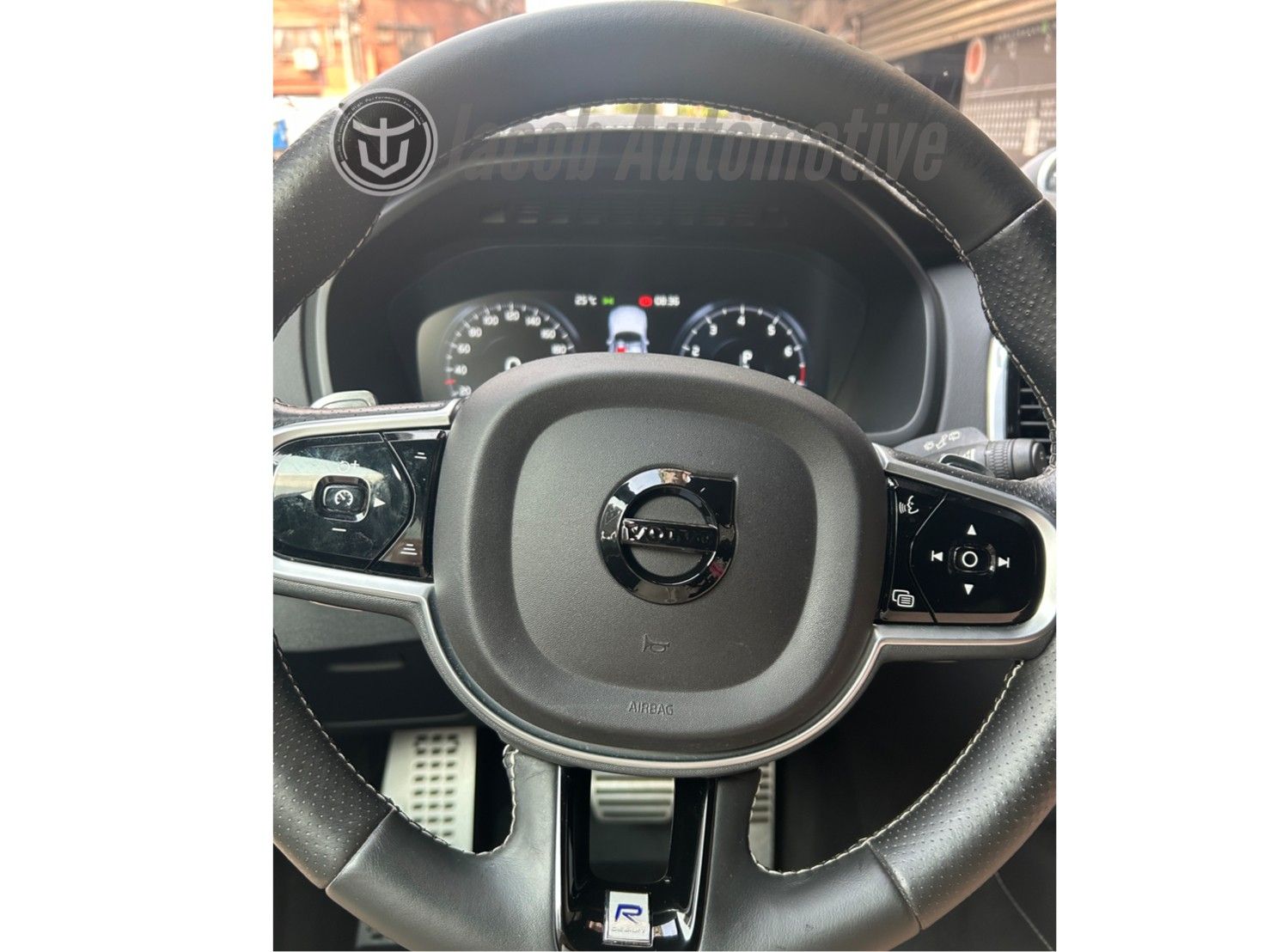 【Jacob】VOLVO 新款車方向盤標黑化 黑標 LOGO