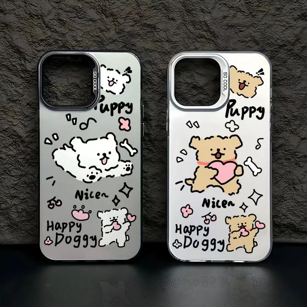 11 p.m.| 萌萌可愛 線條小狗 插圖 情侶手機殼 iPhone手機殼 （x-17/plus/air）