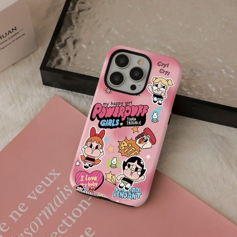 11 p.m.| 趣味可愛 哭娃小女警 飛天小女警哭娃 菲林二合一 iPhone手機殼（x/11pro/plus）