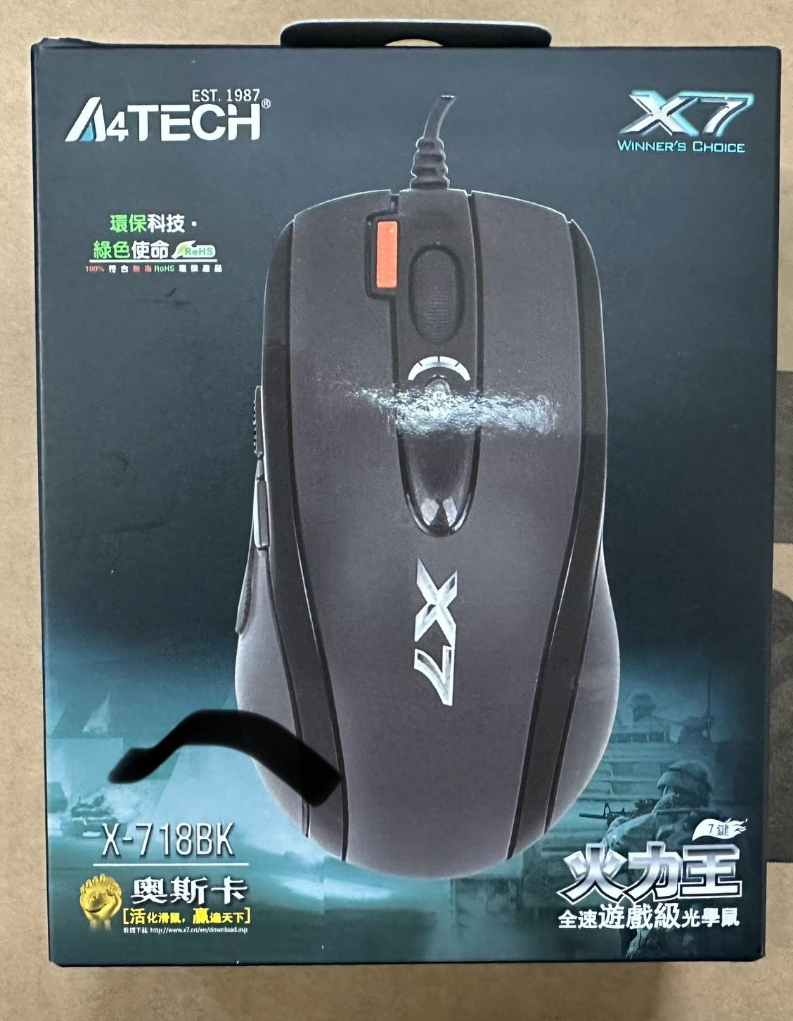 A4 雙飛燕 X-718BK 火力王