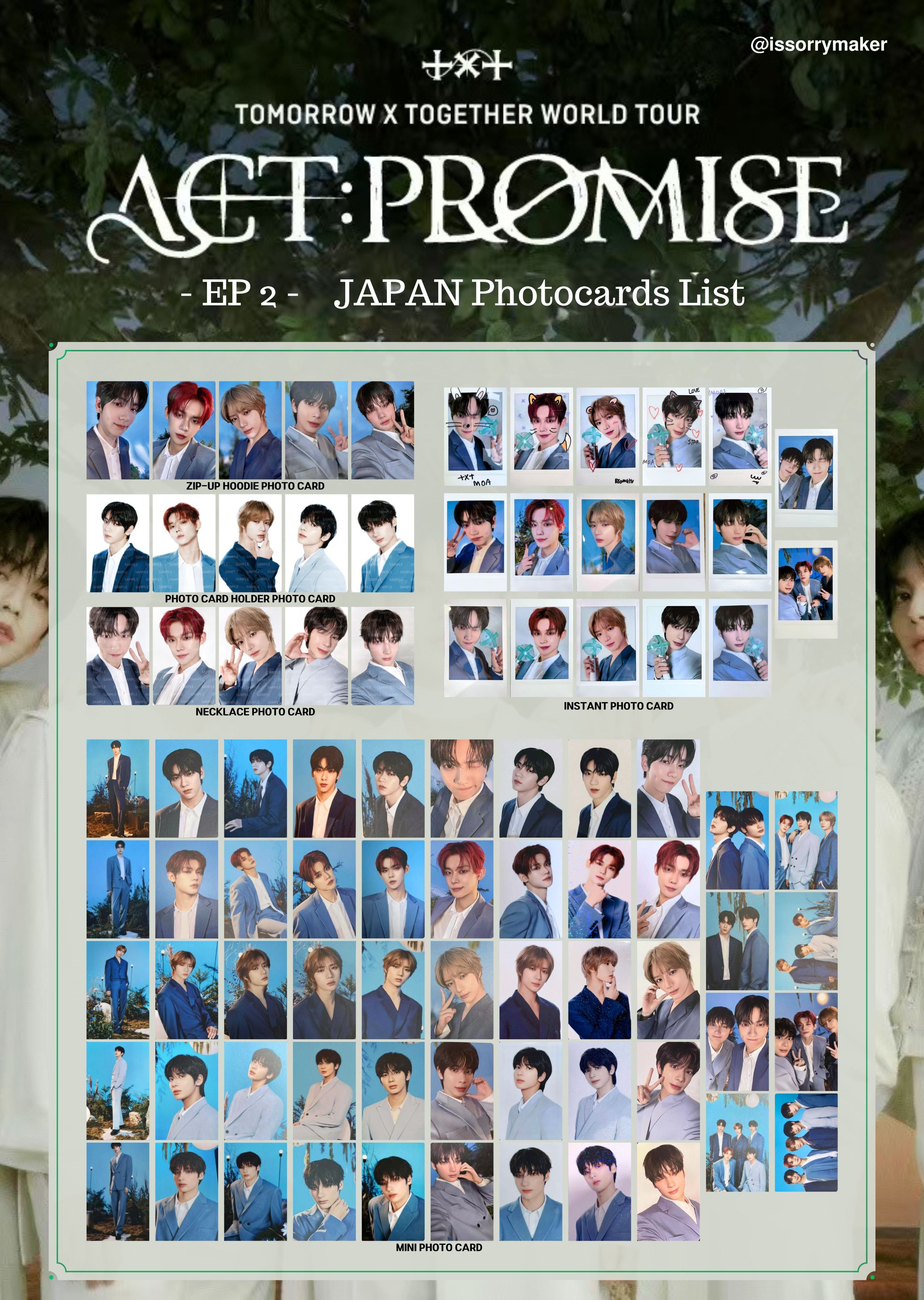 [ACT : PROMISE EP.2 JAPAN]  日巡場週（斜背包/吊飾見說明|此區未滿$200收10包材）