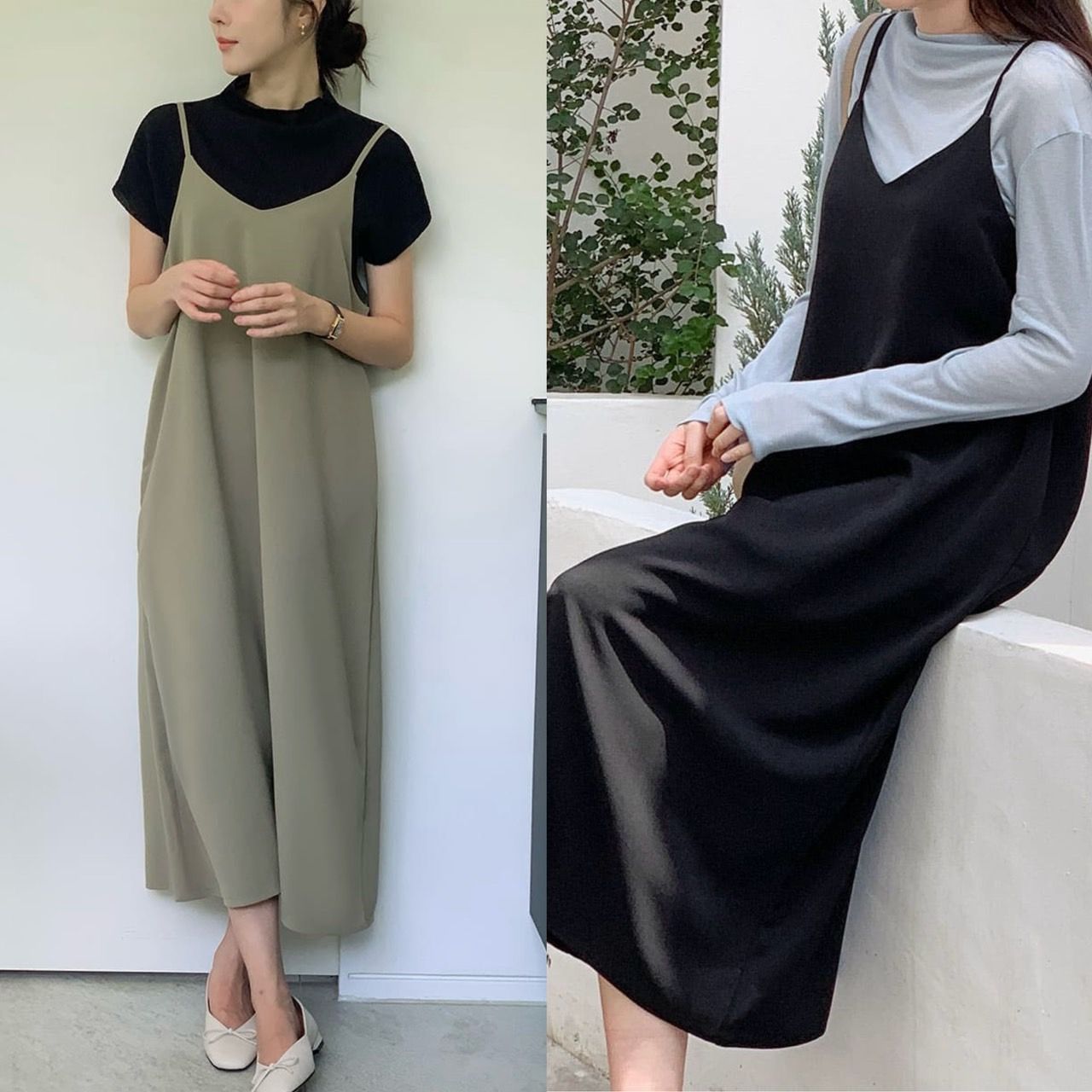 🌸東大門選品🇰🇷 氣質小姊姊🧚‍♀️百搭細肩洋裝
