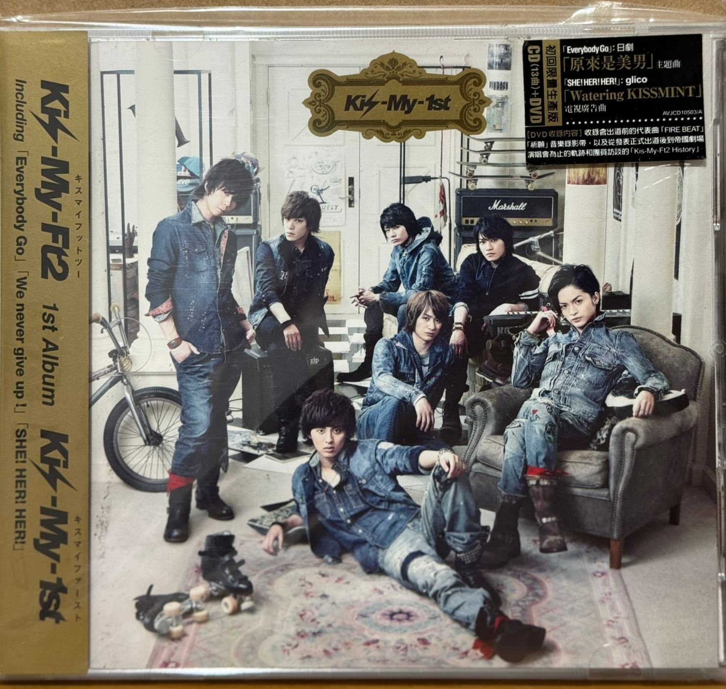 [專輯] 第1張專輯 Kis-My-1st  台壓