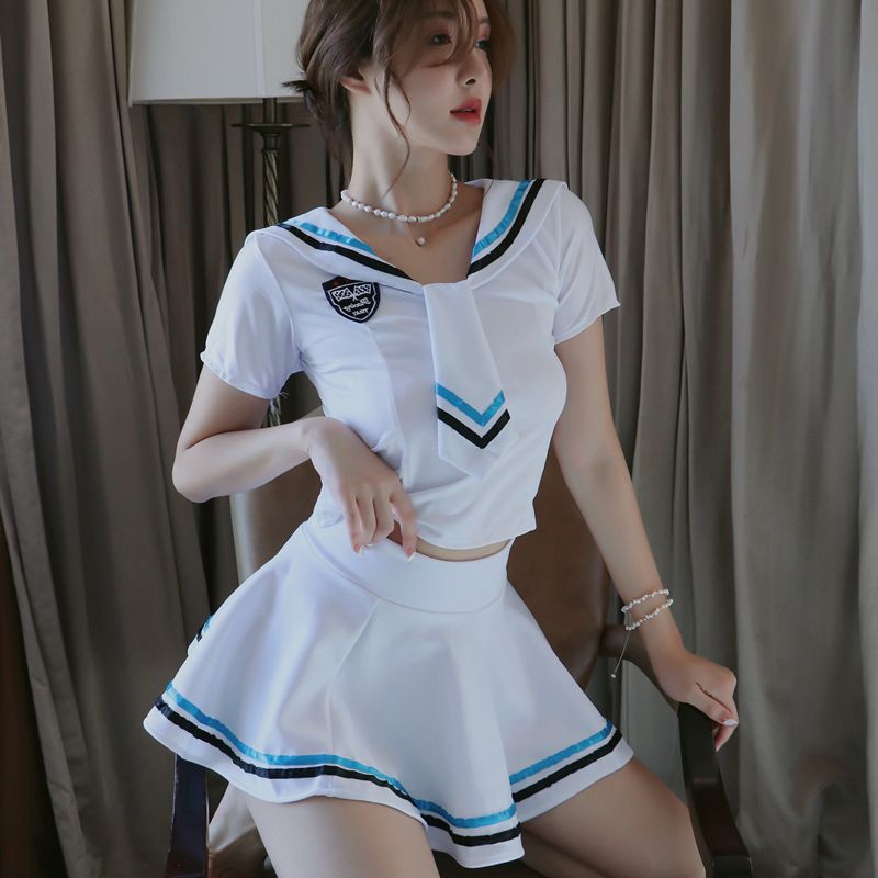 性感水手裝角色扮演制服誘惑學生裝套裝1446