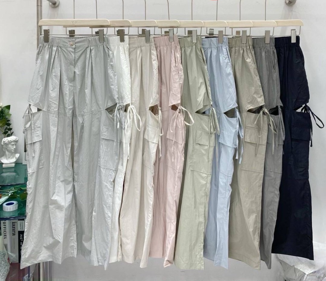 [JYL_shop]側綁帶工裝褲🕶️🔥
