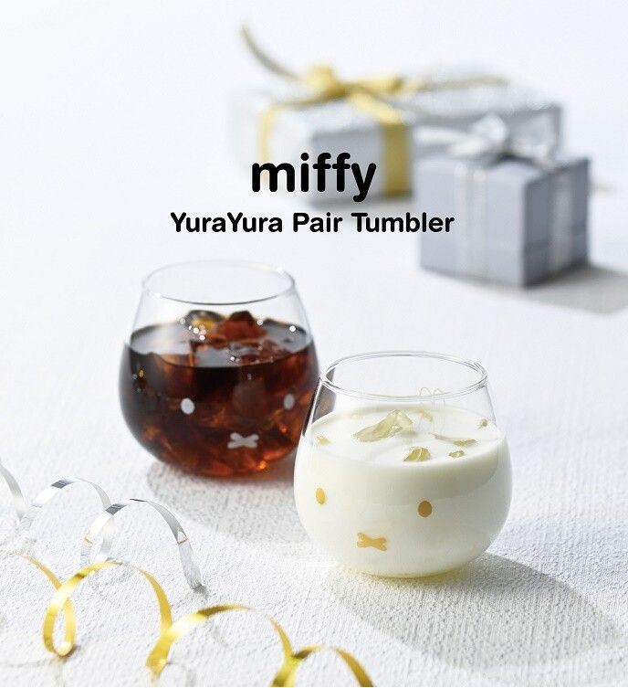 【送禮首選】（日本製）miffy不倒翁玻璃杯禮盒組