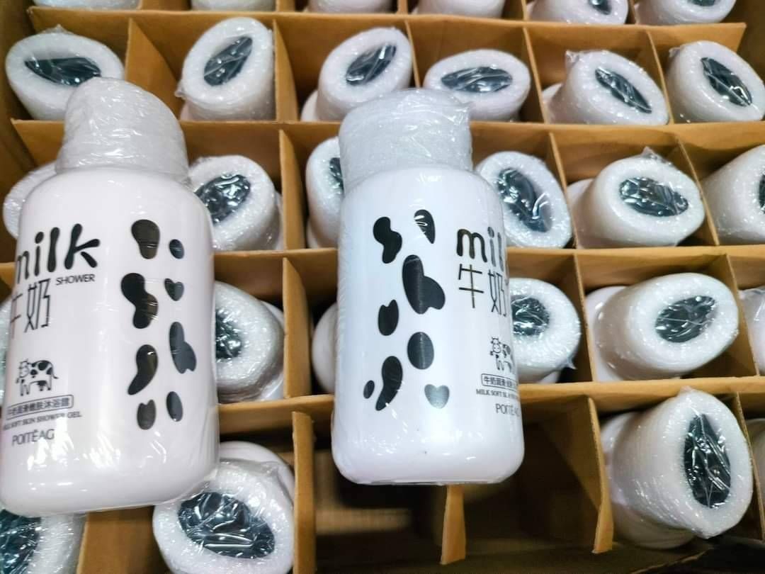 牛奶沐浴乳：10罐850元  （500ml）