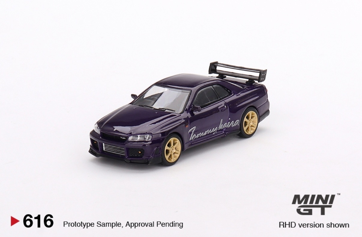 MINIGT 616 Nissan Skyline GT-R （R34） Tommykaira R-z Midnight