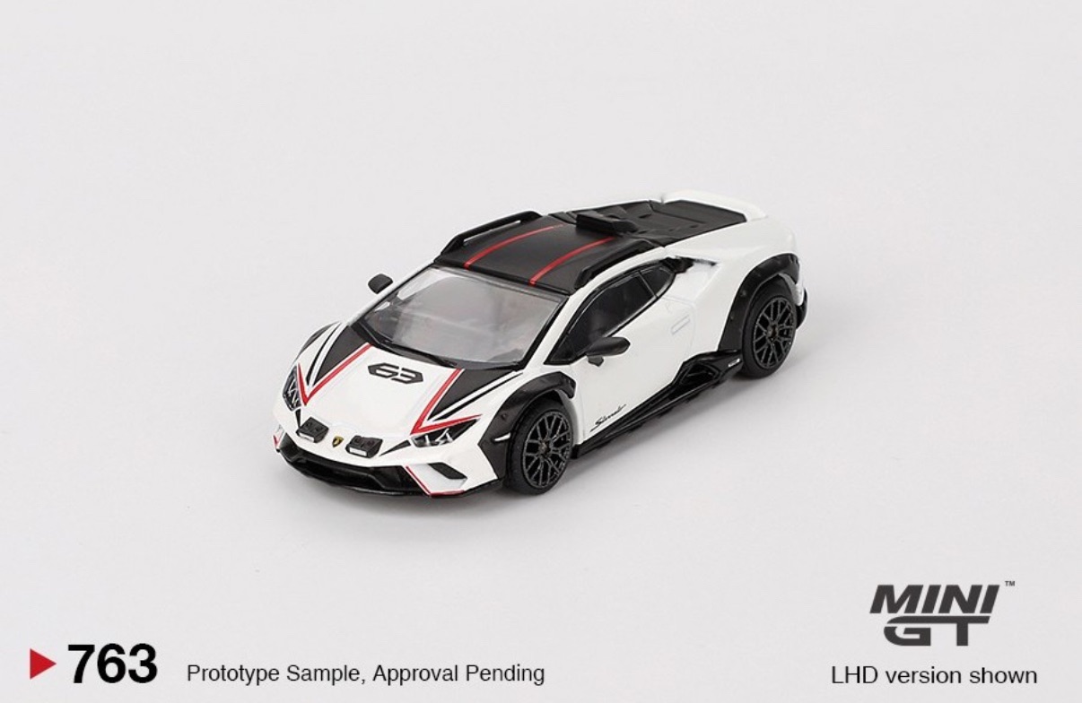 MINIGT 763 Lamborghini Huracán Sterrato Bianco Asopo