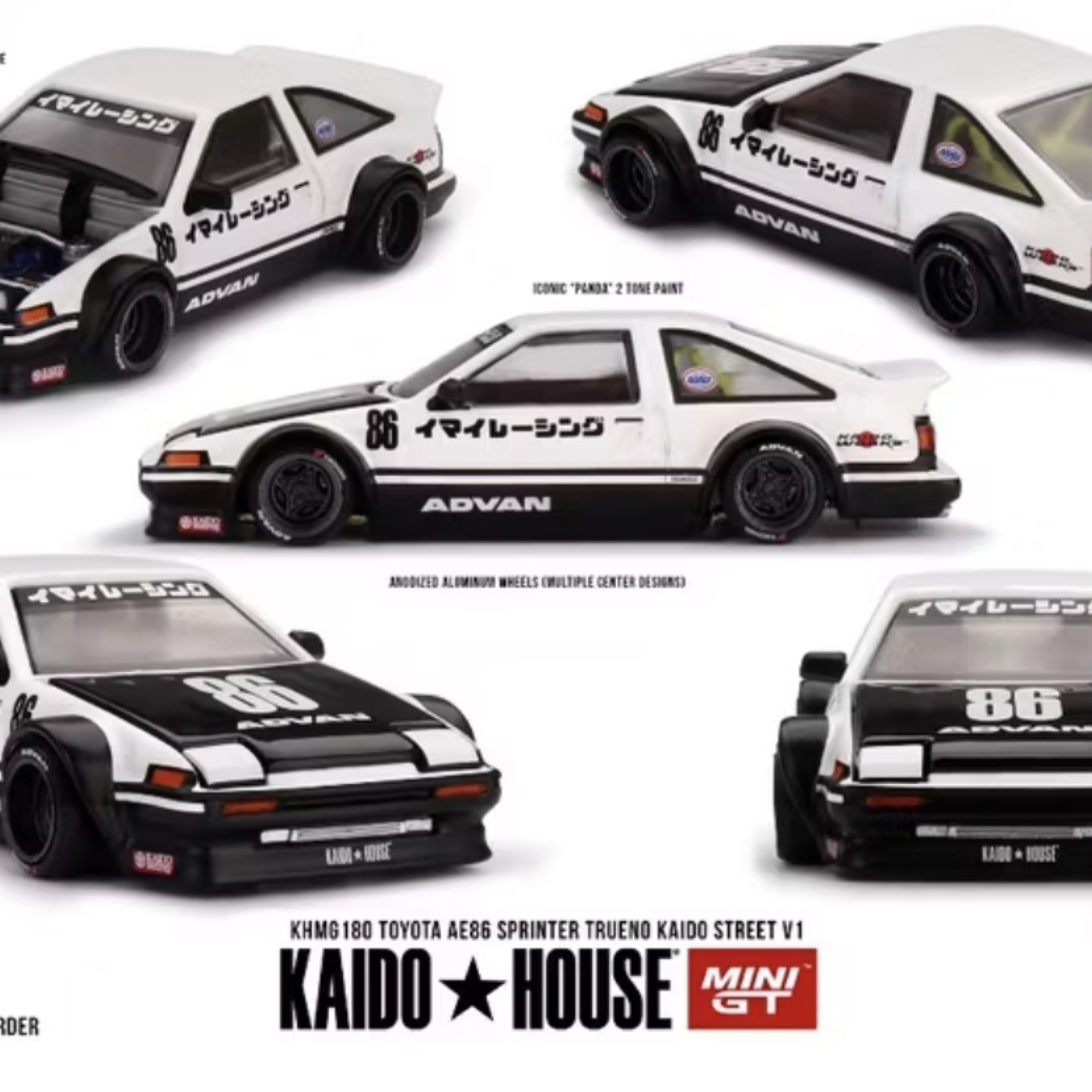 KAIDO HOUSE Toyota AE86 Sprinter
Trueno Kaido Street V1