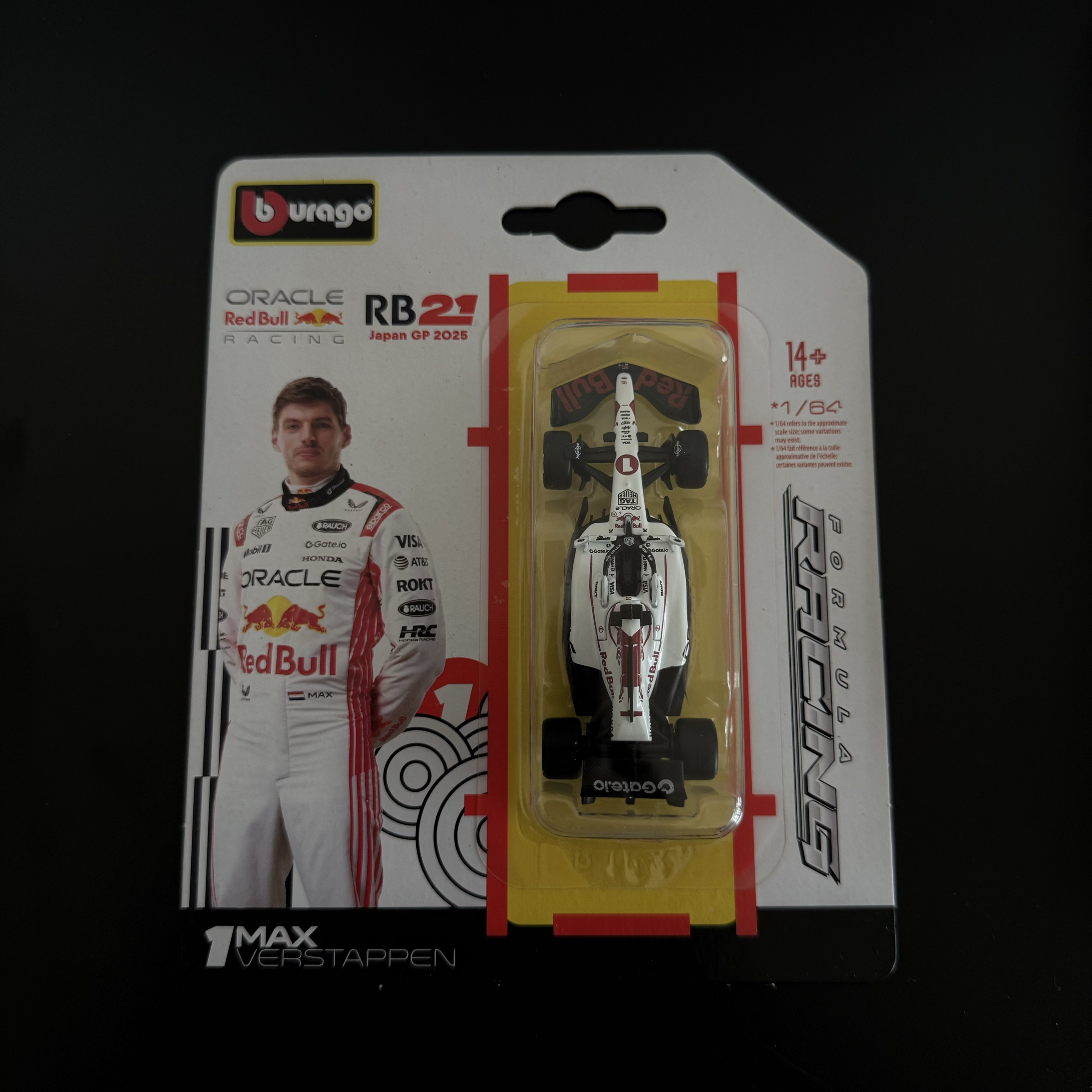 Bburago Red Bull Racing RB21 #1 Max Verstappen Winner Japan 
