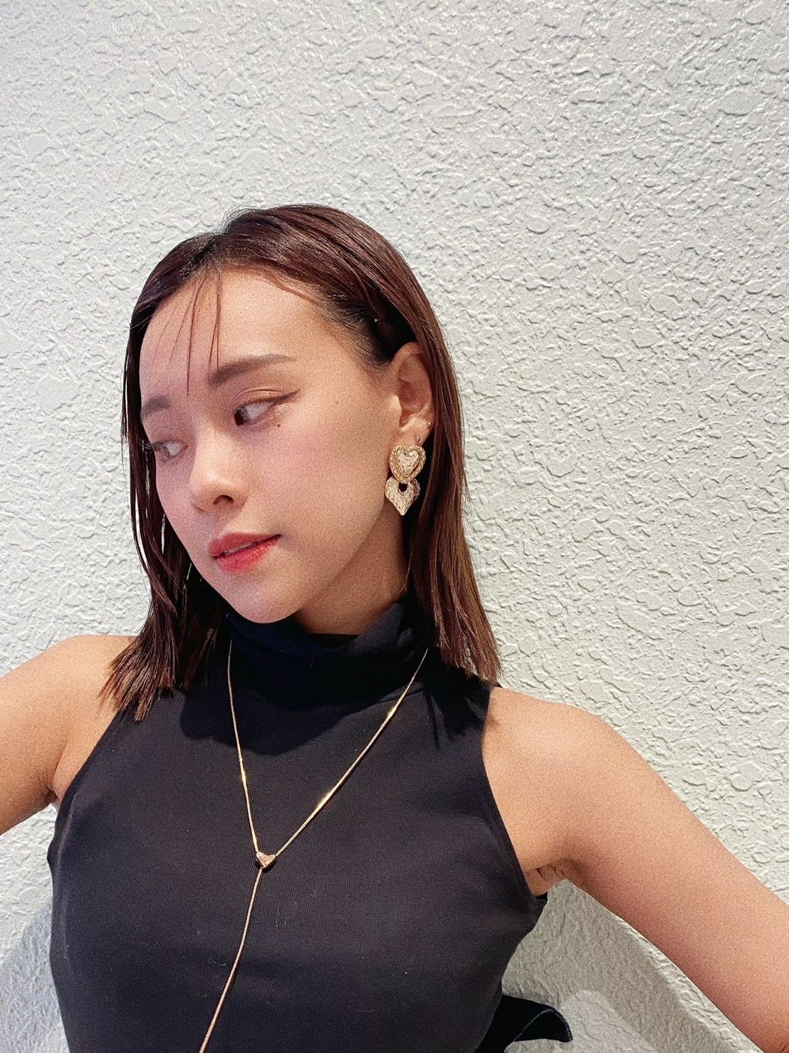 #主打 愛心釦長項鍊 $450