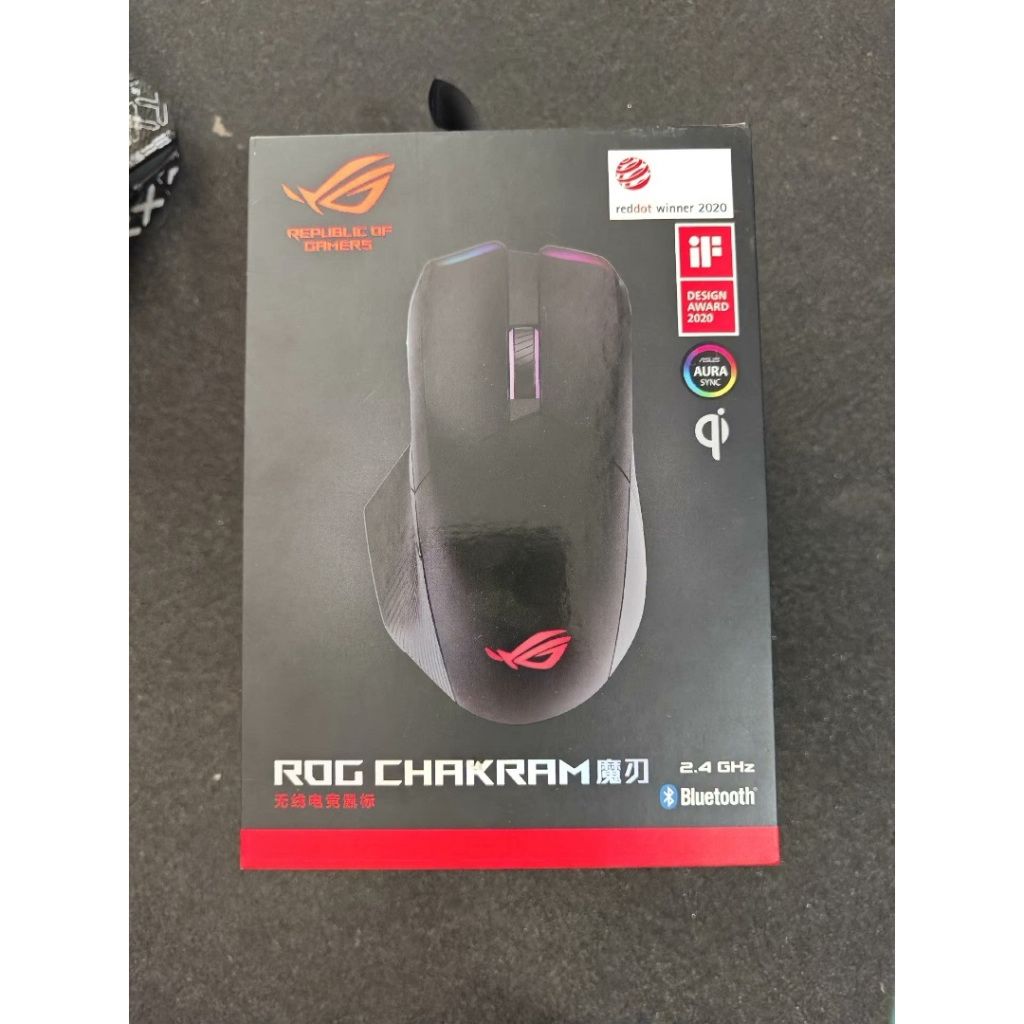 ASUS ROG Chakram 無線三模 電競滑鼠 / 三模切換 超低延遲 可換微動 酷炫RGB