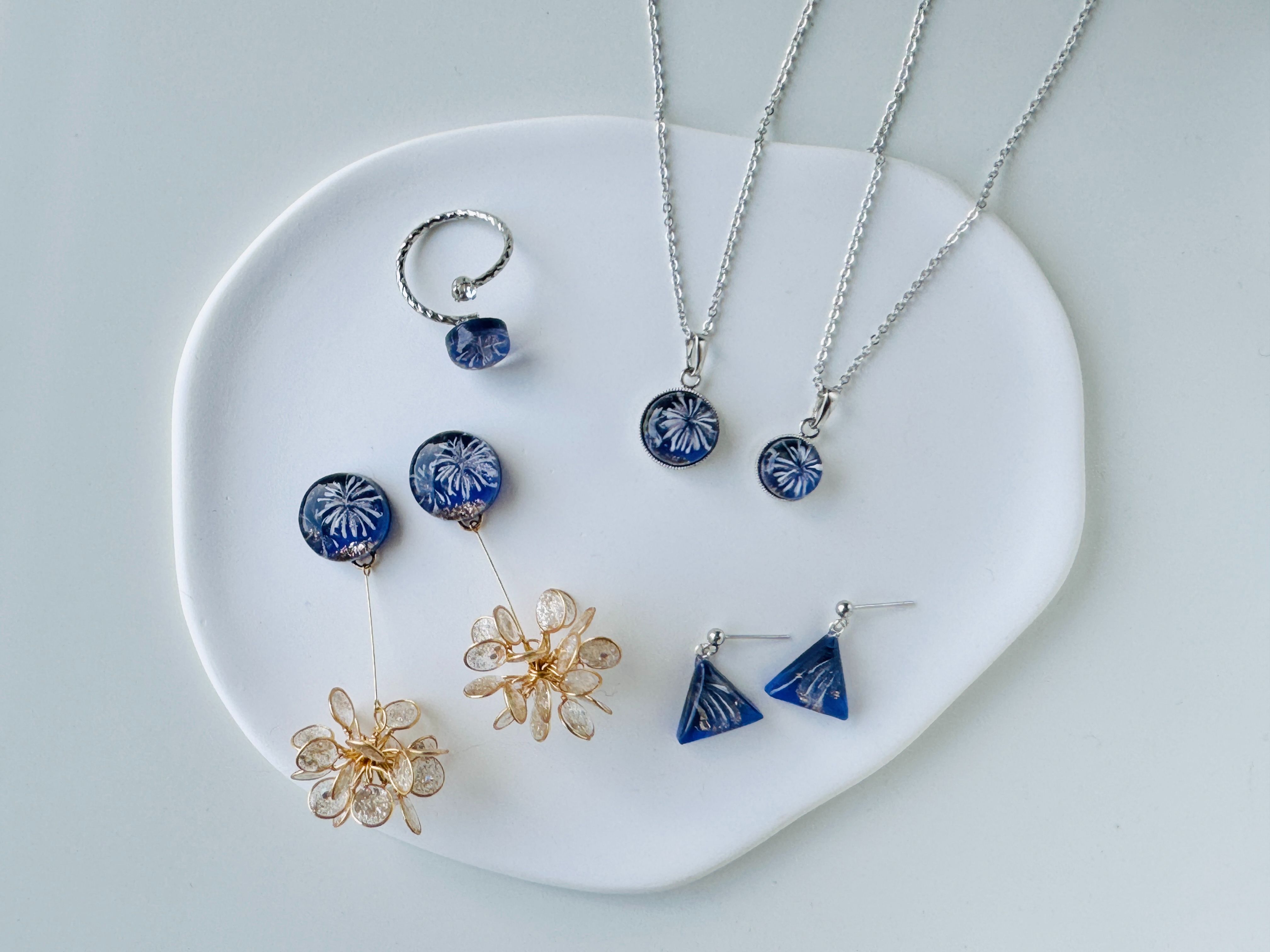 【盛夏花火】創作寶石系列飾品