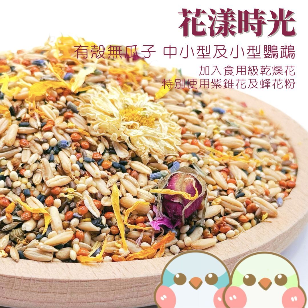 《奶瓜日常》花漾時光  鸚鵡飼料