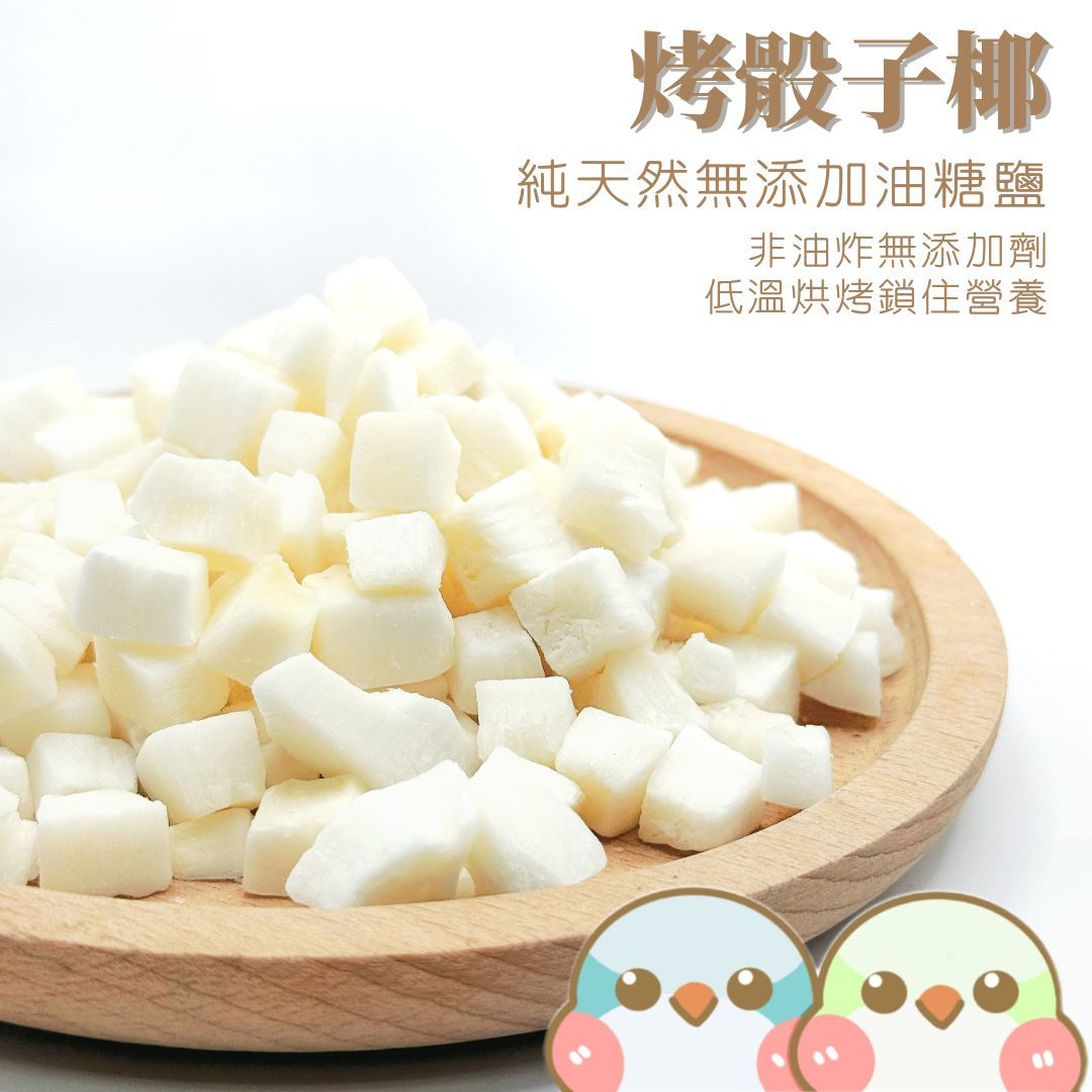 《奶瓜日常》烤骰子椰 - 鸚鵡零食 小寵零食 天然無添加