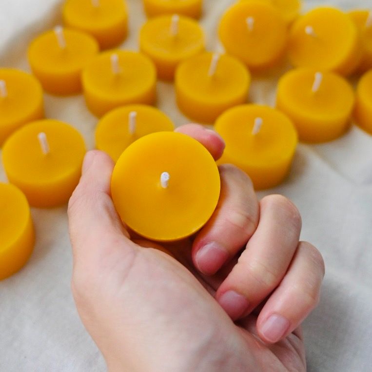 食品級蜂蠟茶燭