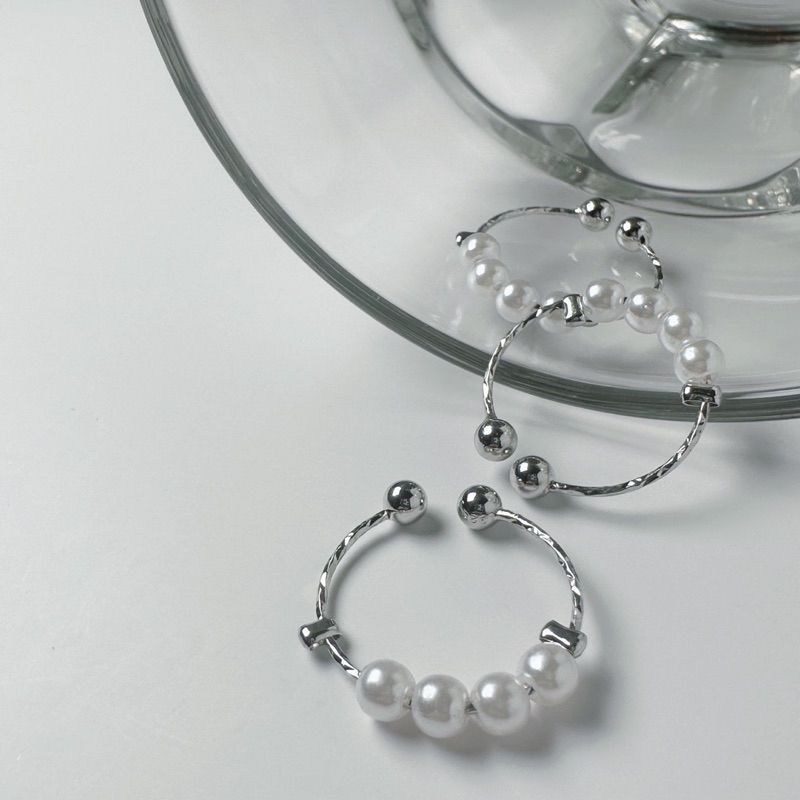 圓珠珍珠開口戒｜點圖片看更多