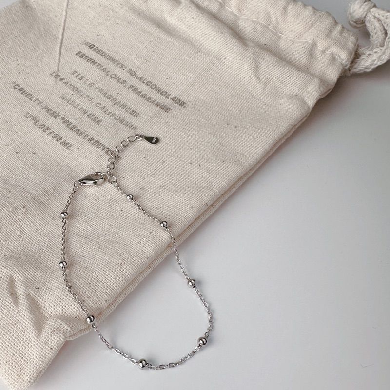 925silver🩶質感加分銀珠手鍊｜點圖片看更多