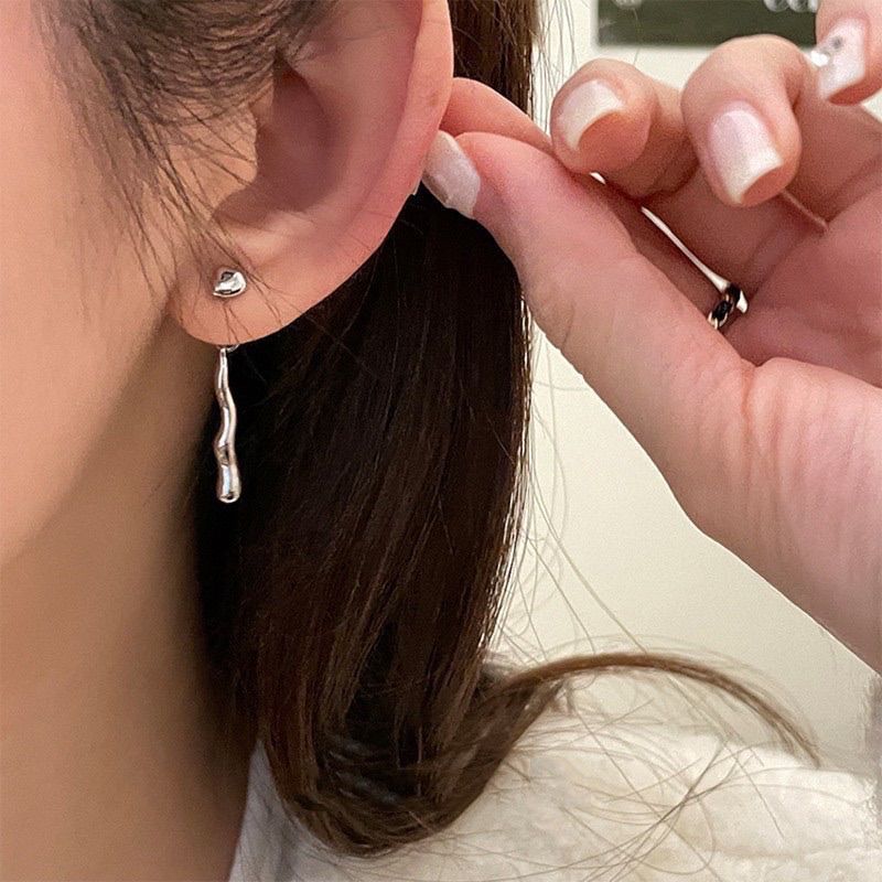 不對稱波紋耳環｜點圖片看更多