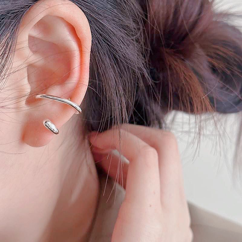925silver🩶簡約不規則線條耳骨夾｜點圖片看更多
