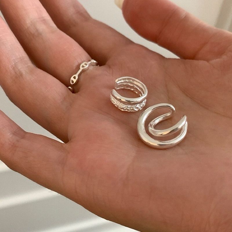 不規則金屬感耳扣｜點圖片看更多