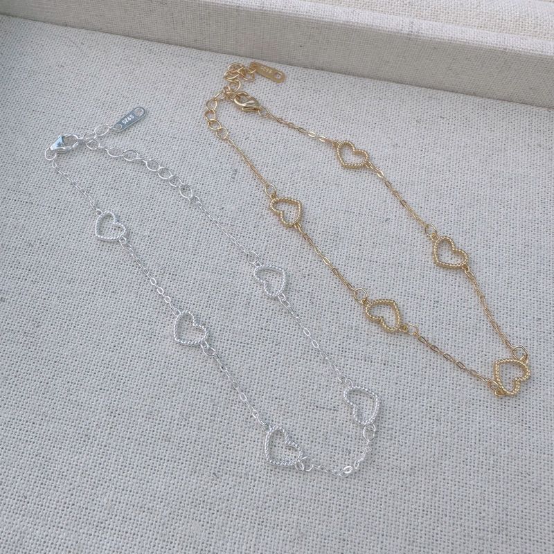 925silver🩶鏤空愛心手鍊｜點圖片看更多