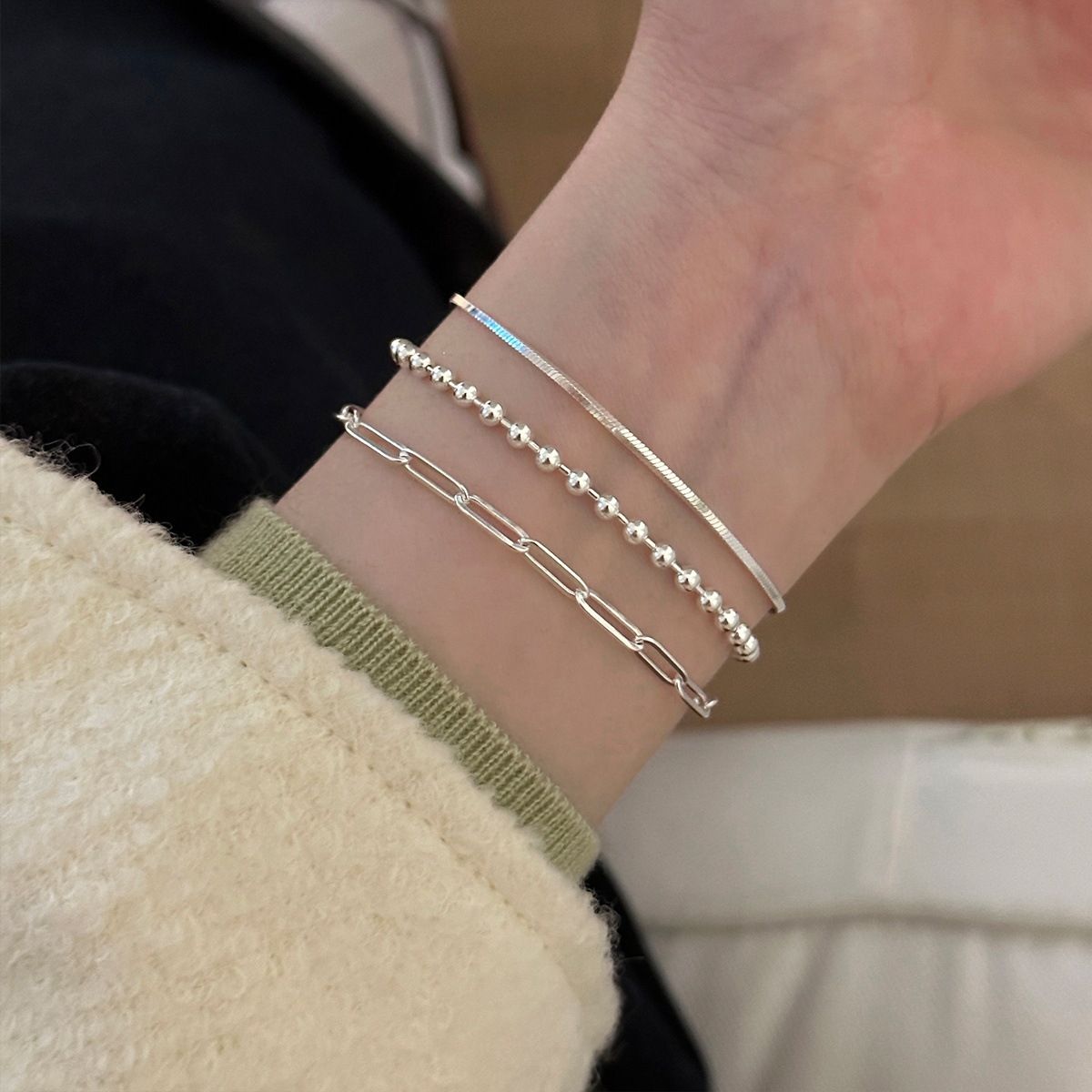 925silver🩶簡約基礎系列手鍊｜點圖片看更多