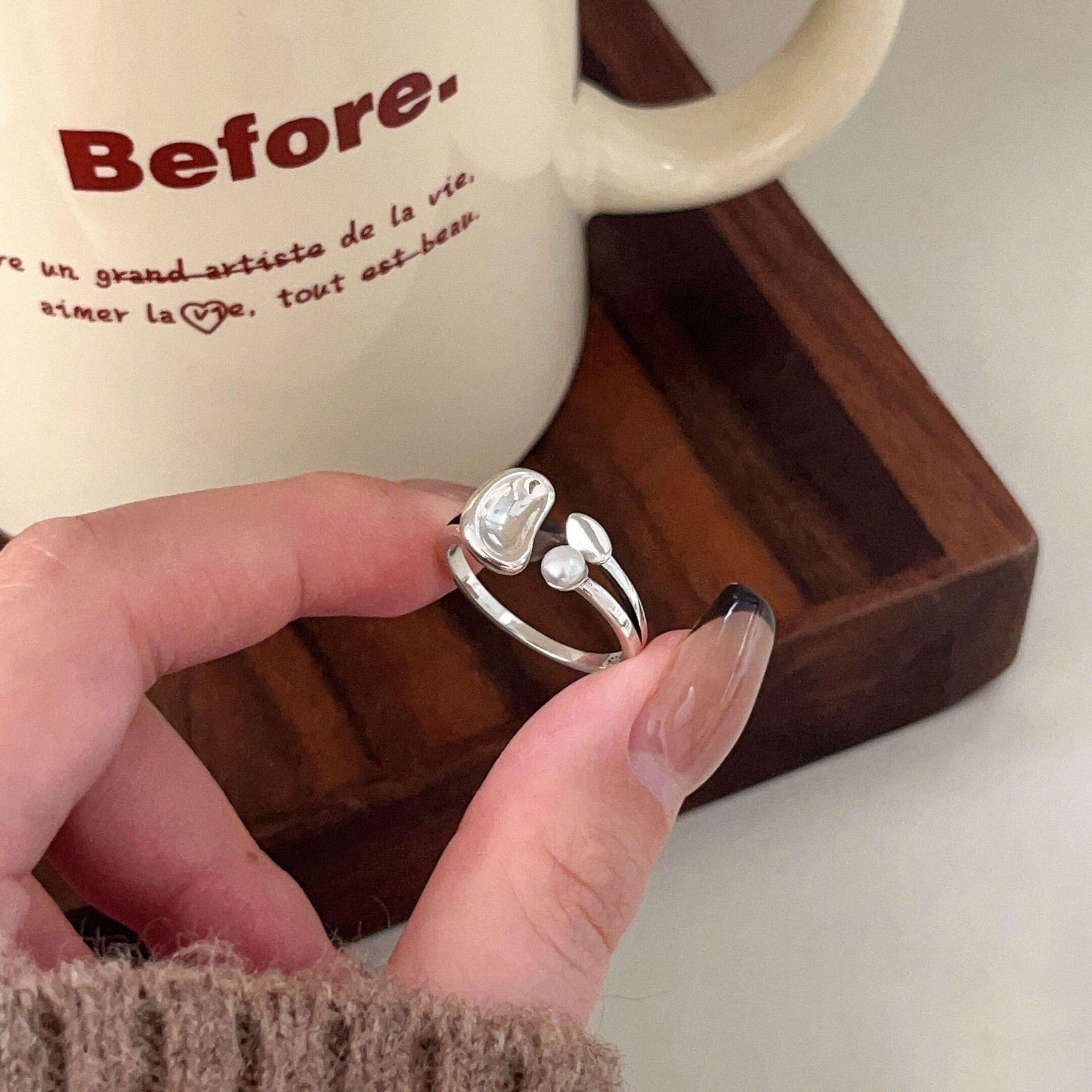 925silver🩶韓版上開口設計感戒指｜點圖片看更多