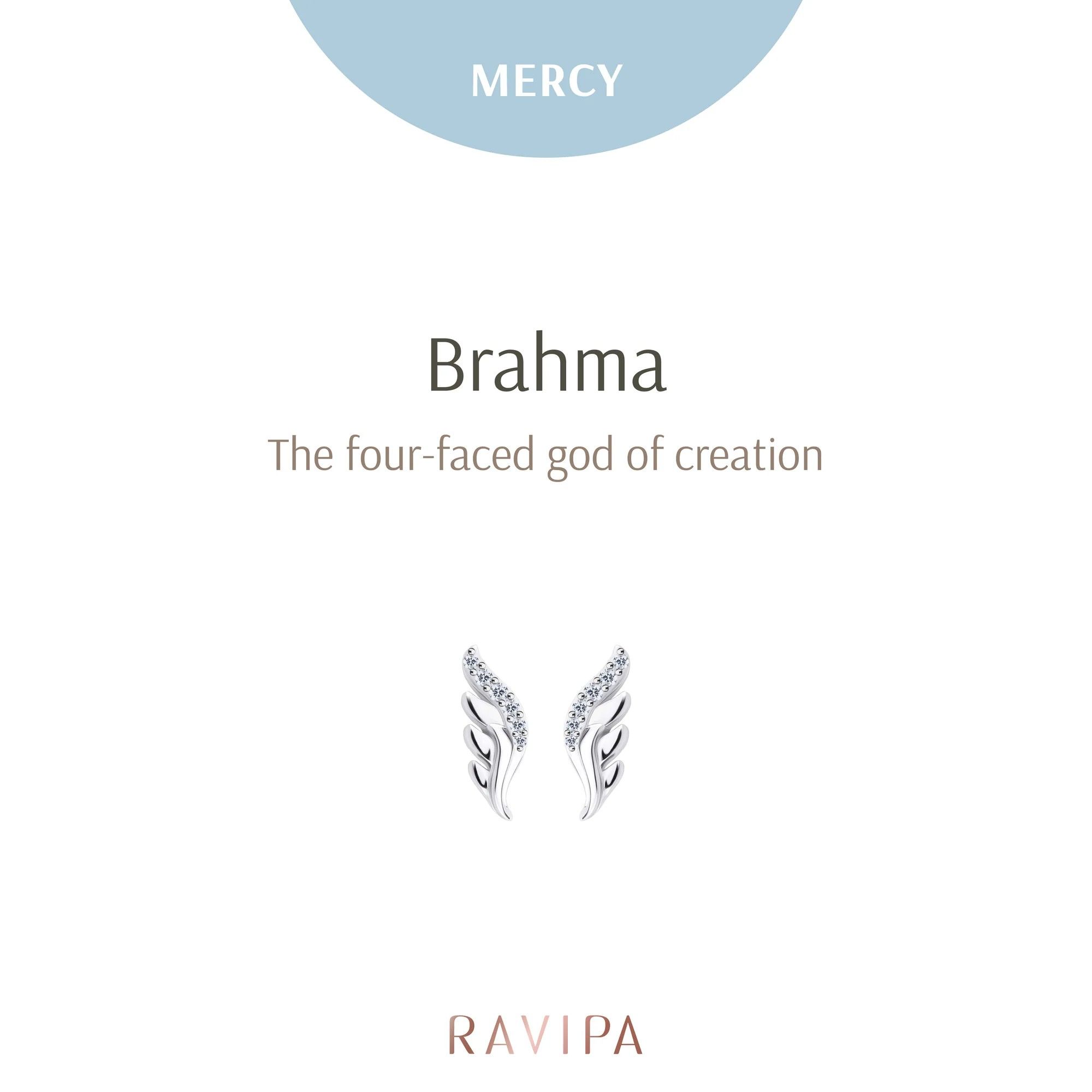 【預購】RAVIPA-四面天鵝之翼圓環耳環（勿直接下單 請先私訊IG詢問⮕@_w.e_shop_）