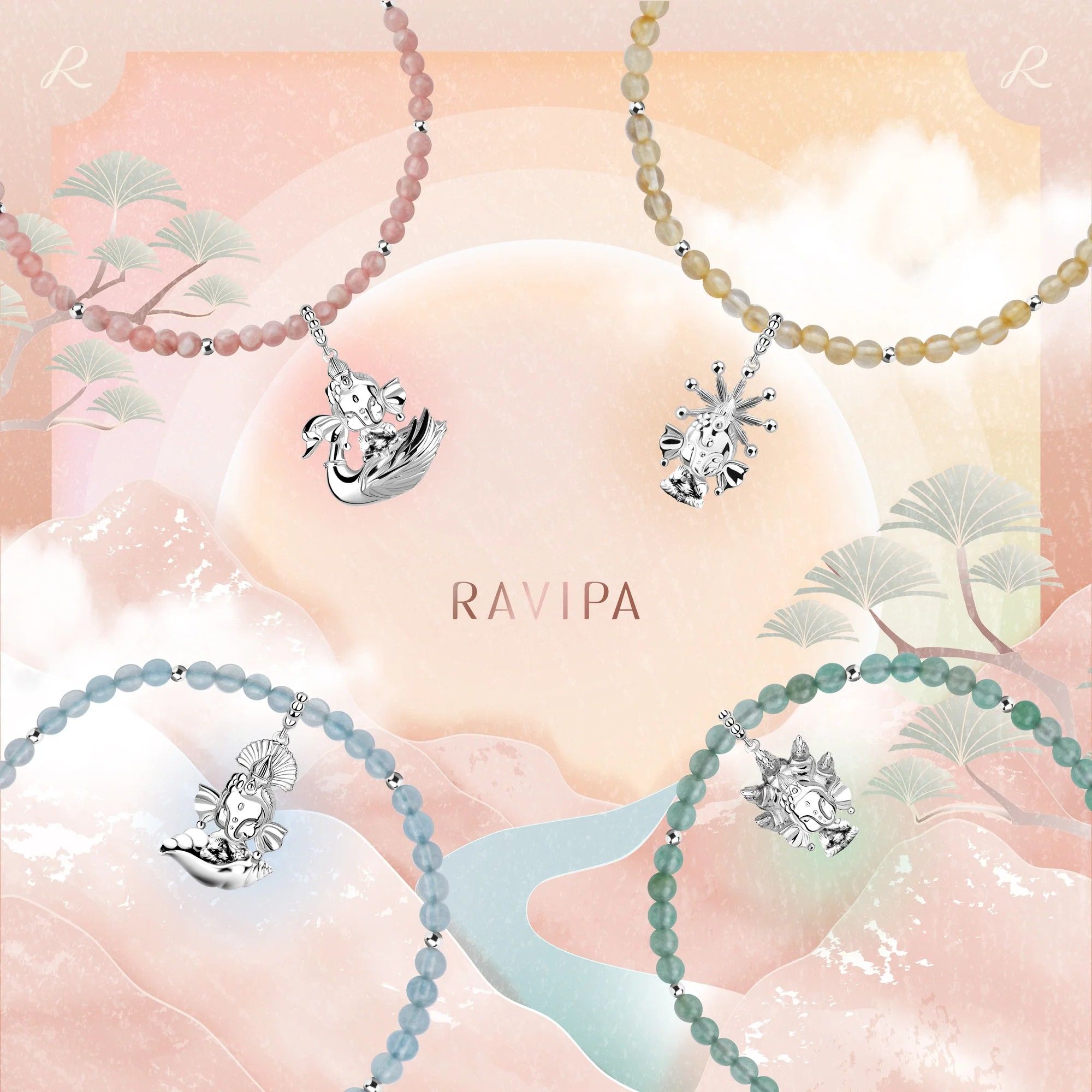 【預購】LISA同款RAVIPA許願手鍊-Baby象神全方位手鍊（勿直接下單 請先私訊IG詢問⮕@_w.e_shop_）