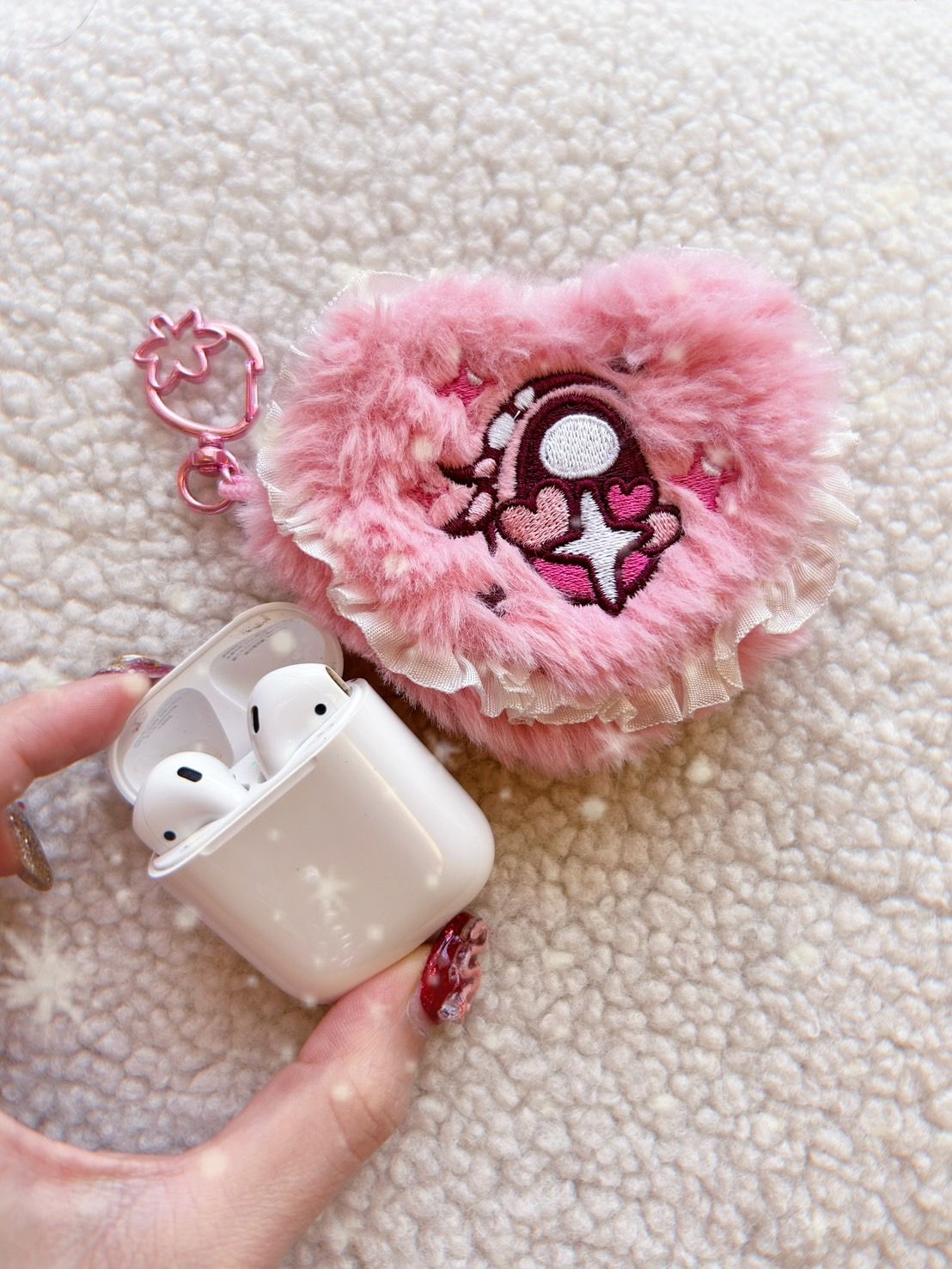 ✧ 閃閃美少女眼睛 airpods 零錢 小物包 ✧