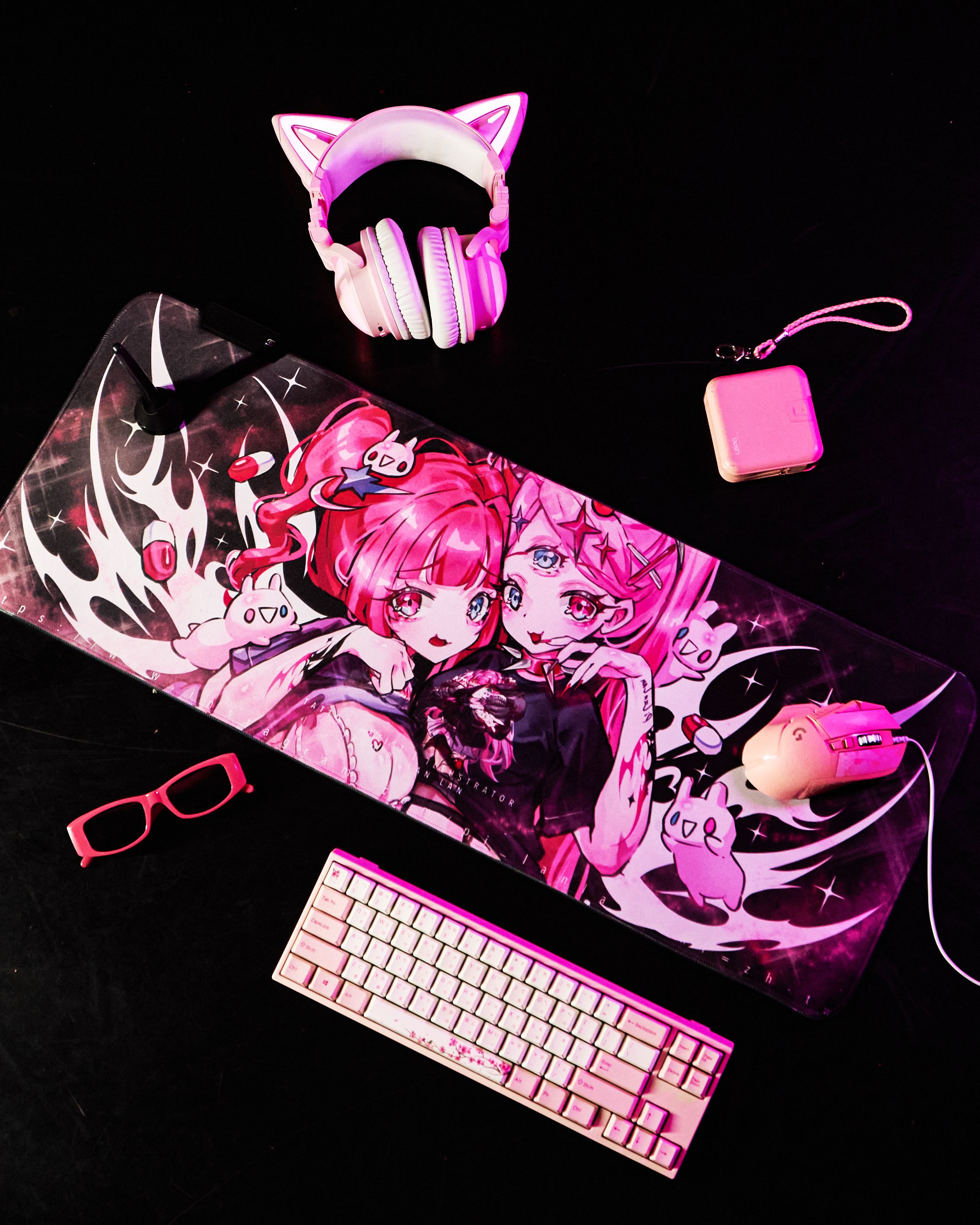 LED滑鼠墊 ⋈ 特異型雙姬